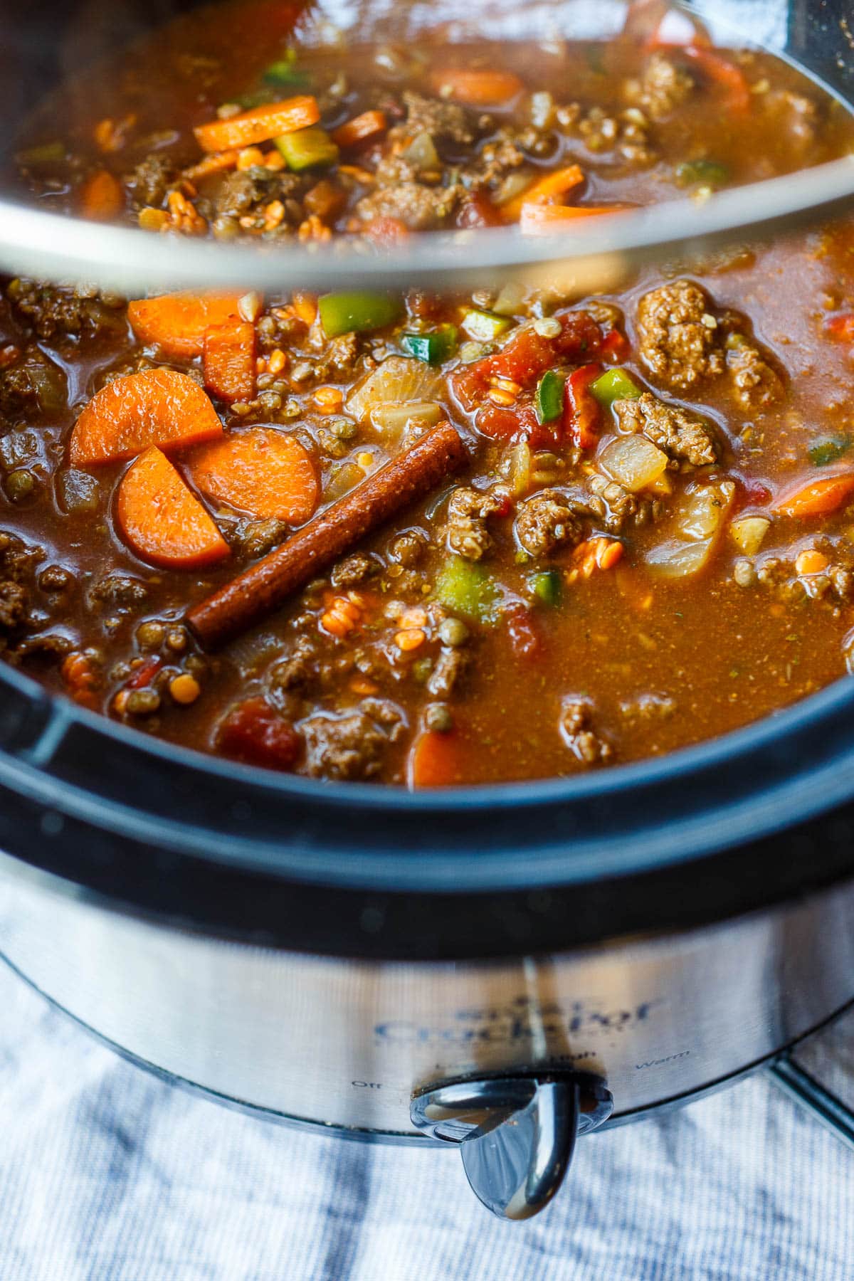 chili in crockpot