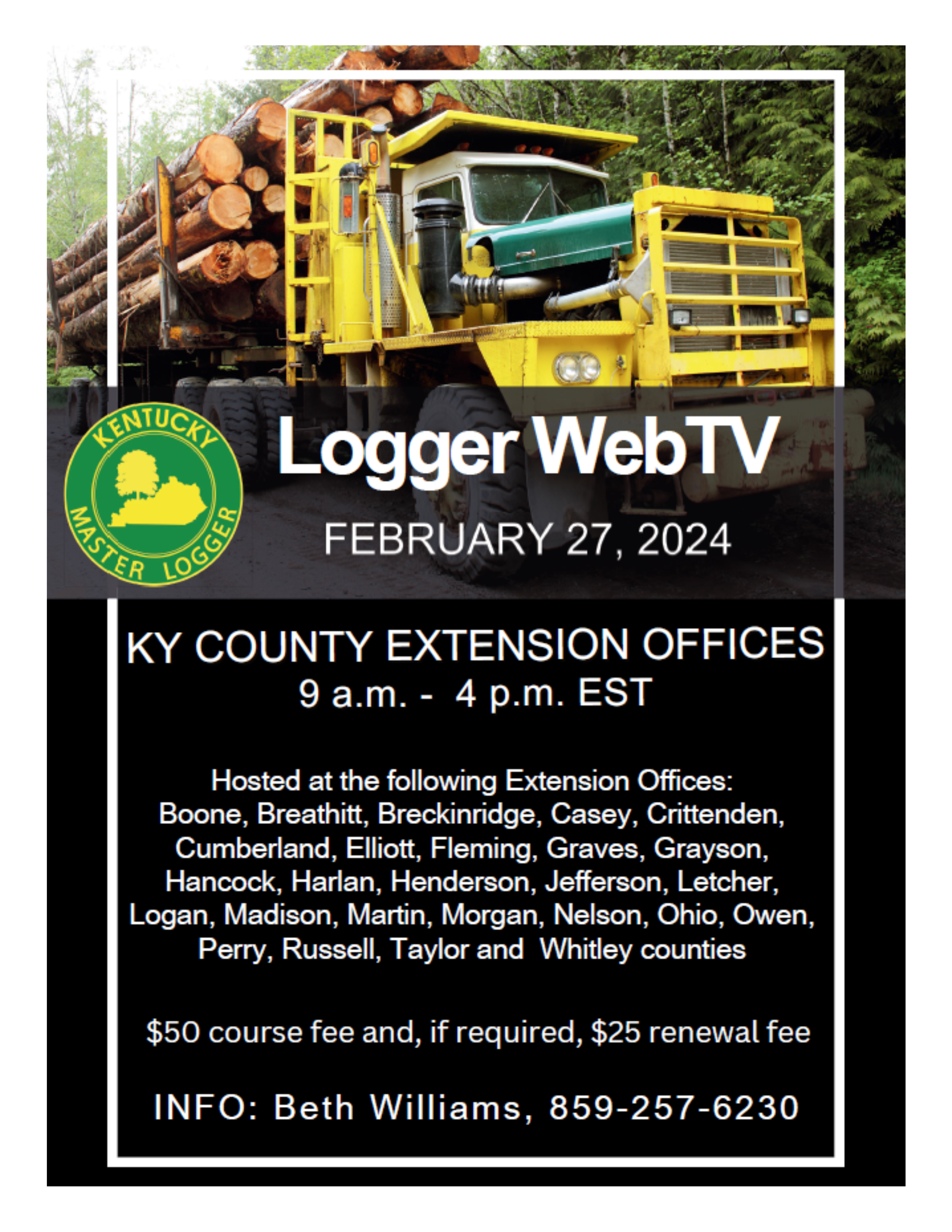 Master Logger Flyer